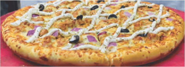 Chicken Malai Pizza